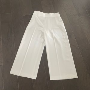 Zara White wide leg pants